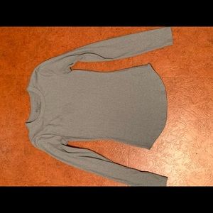 Grey long sleeve shirt